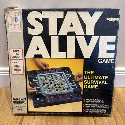 MB Spiele STAY ALIVE Hinterhalt Vintage Rar 1971 Brettspiel Retro Made In USA