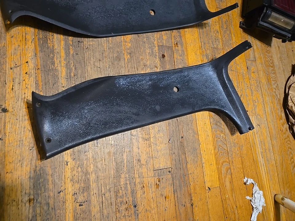 1973-80 Chevy GMC C10 K10 Truck Inside Cab Corner Trim Moldings Pillar C10 Pair - Image 3 of 4