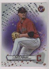 2023 Topps Pristine Purple Refractor 93/99 Zach Plesac #61 0q3