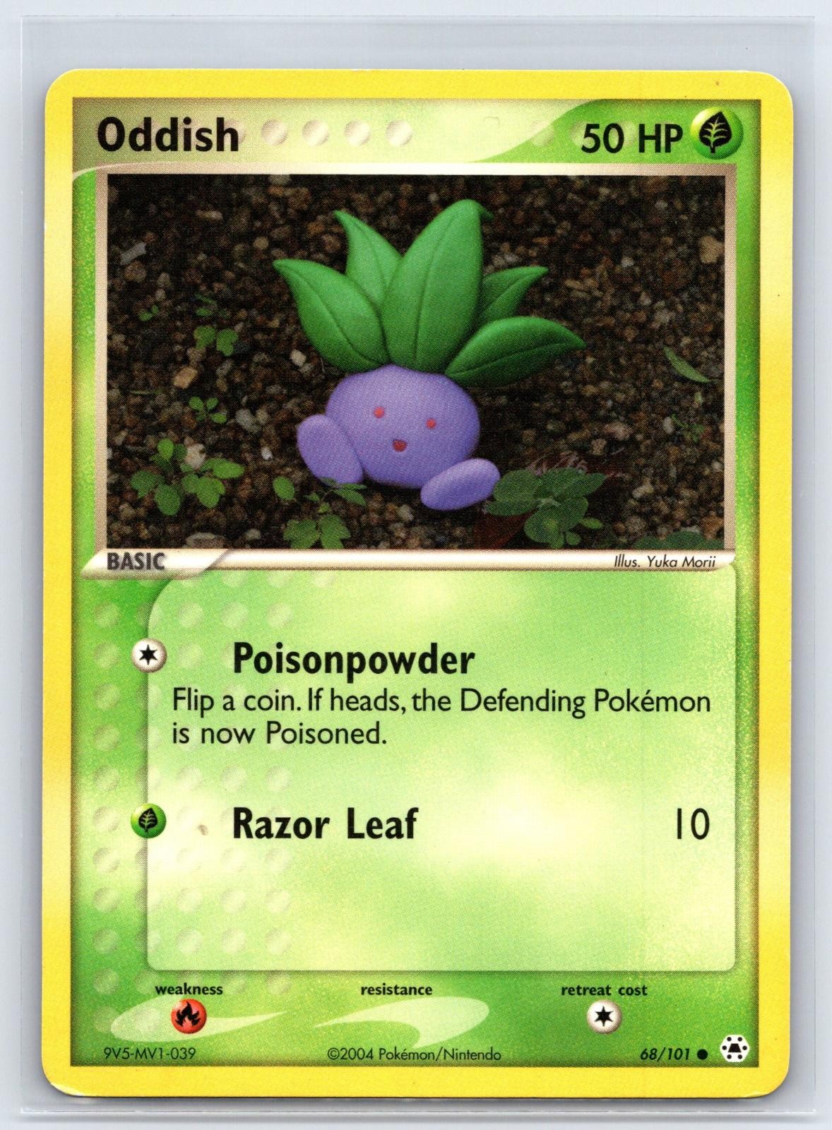 Oddish 68/101 Common Hidden Legends Pokemon Lightly Played