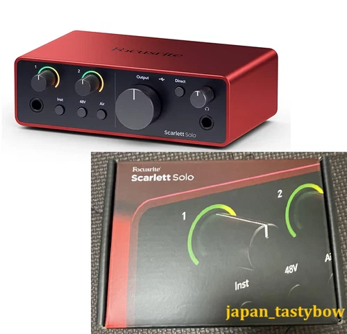 Focusrite Scarlett Solo Gen. 4 Generation 4th Audio Interfacee Brandneu Originalverpackt