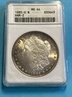 1885-O MORGAN SILVER DOLLAR MS-64 VAM-2 Old Soap Box