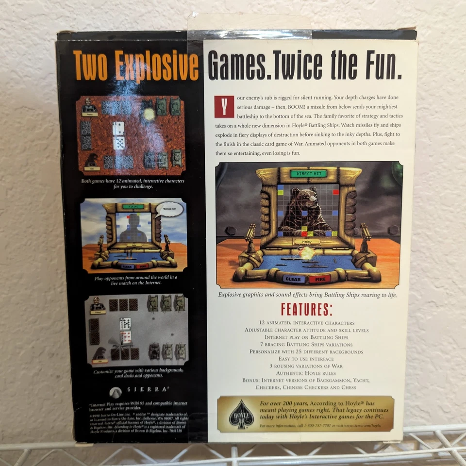 Lot of 7 CIB Vintage Big Box IBM & PC Games - COD 2 NHL 95 MS Arcade Flight Sim - Image 3 of 4