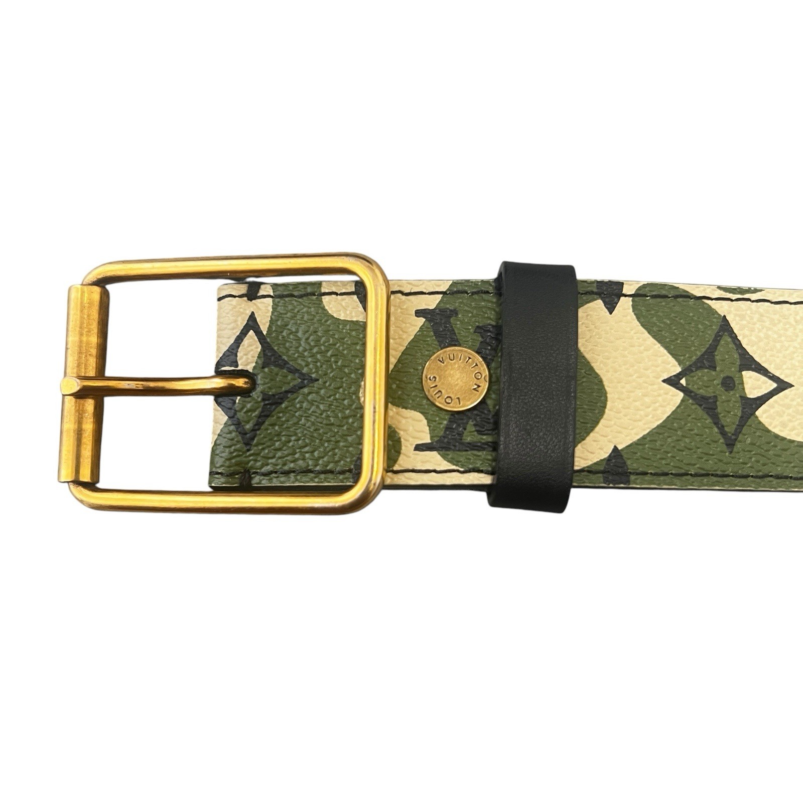 Louis Vuitton 2008 Monogramouflage Ceinture Murakami Camo Belt image 2