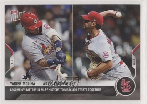 2021 Topps Now 752 Yadier Molina / Adam Wainwright