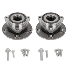 For VW Tiguan Jetta GTI Golf Audi A3 Q3 Front Wheel Hub Bearing Assembly Pair