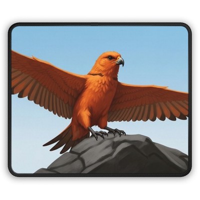 Orange Raptor Gaming Mouse Pad