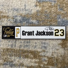 Grant Jackson Pittsburgh Pirates Signed 2014 Fantasy Locker Room Plate