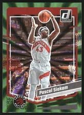 2023-24 Donruss Holo Green Laser #132 Pascal Siakam - BSK