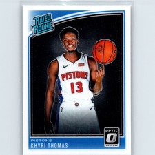 2018-19 Panini Donruss Optic - Rated Rookie Khyri Thomas #173 (RC) - Pistons