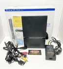 Sony PlayStation 2 PS2 Black Slim Console SCPH-70012 Original Box No Controller
