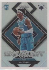 2021-22 Panini Prizm Emergent Silver Prizm Kai Jones #1 Rookie RC 07sf