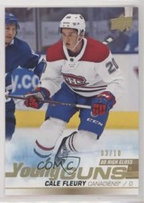 2019-20 Upper Deck Cale Fleury #209 High Gloss Young Guns 03/10 Rookie