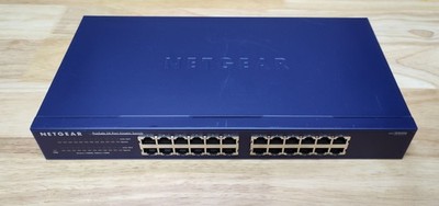 NETGEAR JGS524v2 ProSafe 24-Ports Gigabit Unmanaged Switch (For parts or repair)