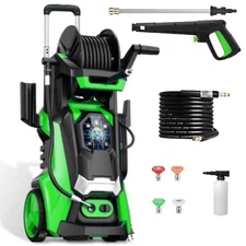 3800 PSI 2.8GPM Electric High Pressure Washer with 4 Nozzles / Telescopic Handle