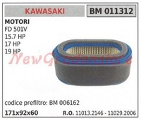 Luftfilter Kawasaki Motor Fd 501V 15.7 Hp 17 Hp 19 Hp 011312