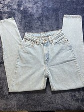 Vintage 80  s Levi  s 512 Womens Slim Fit Tapered Leg Light Wash Jeans Size 7