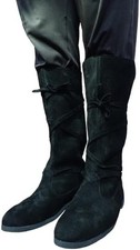 Authentic Medieval Leather Boots Viking  Renaissance Costume Shoes  For Men