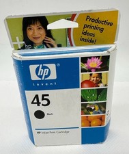 GENUINE HP 45 INK 51645A NEW FACTORY SEALED Exp April 2007