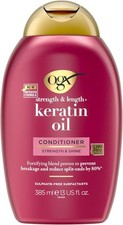 OGX Anti-Breakage Keratin Conditioner for Dry Hair, 385 ml 385 (Pack of 1)