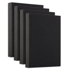 4 PCS 16"x12"x2" PreCubed Pick  Pluck Foam Sheets Polyurethane Insert Pads