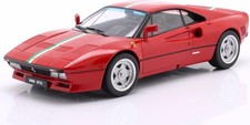 1984 Ferrari 288 GTO Red w/ Italian Flag in 1:18 scale by KK Diecast