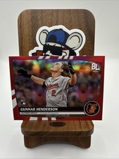 2023 Topps Big League - Super Rare Red Foil Gunnar Henderson #281 (RC) Orioles
