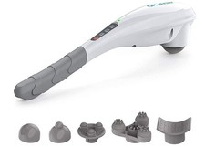 Cordless Rechargeable Handheld Massager with Attachments - Free Shipping