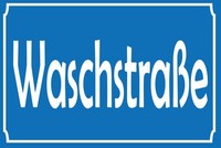 Blechschild 12X18 Cm WaschstraßE Deko Geschenk Schild