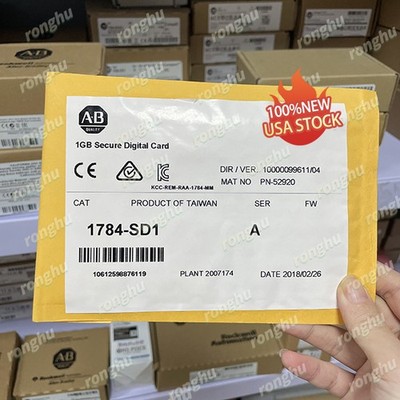 New Allen Bradley 1784-SD1 Memory Card 1 GB Secure Digital Card  Free Shipping