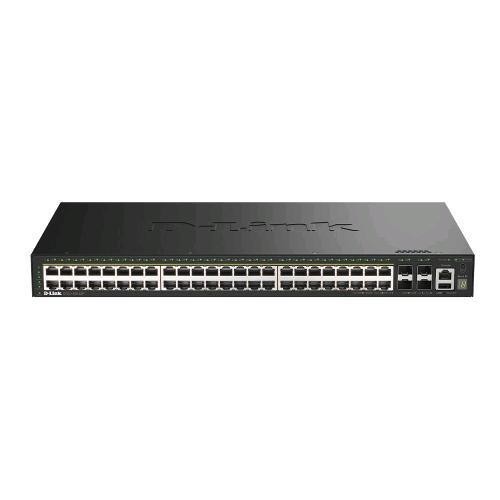 D-LINK DGS-1530-52P SWITCH GESTITO - 48 X 10/100/1000 (1 POE+) POE+ (370 W) + 4