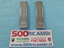 FIAT 500 D F L R COPPIA STAFFE ALZACOFANO MOTORE FIAT IN METALLO CROMATO