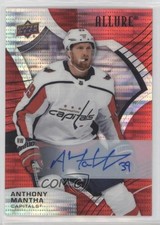 2021-22 Upper Deck Allure Red Rainbow Auto Anthony Mantha #14 Auto 1t49