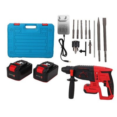 Rotating Hammer Drill With Safe Clutch 2x5.0Ah Battery Brushless Cordless Hammer