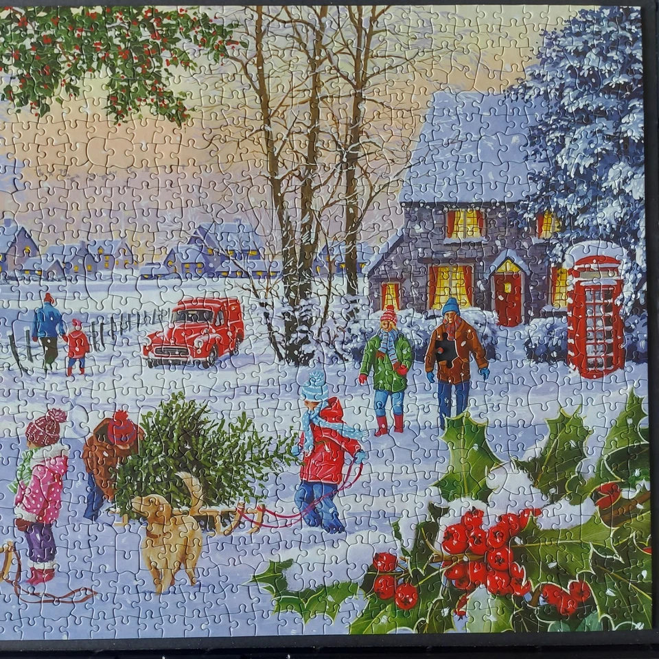 House of Puzzles "Can I Help" 1000 Piece Jigsaw. INCOMPLETE (1 piece missing) - Image 4 of 4