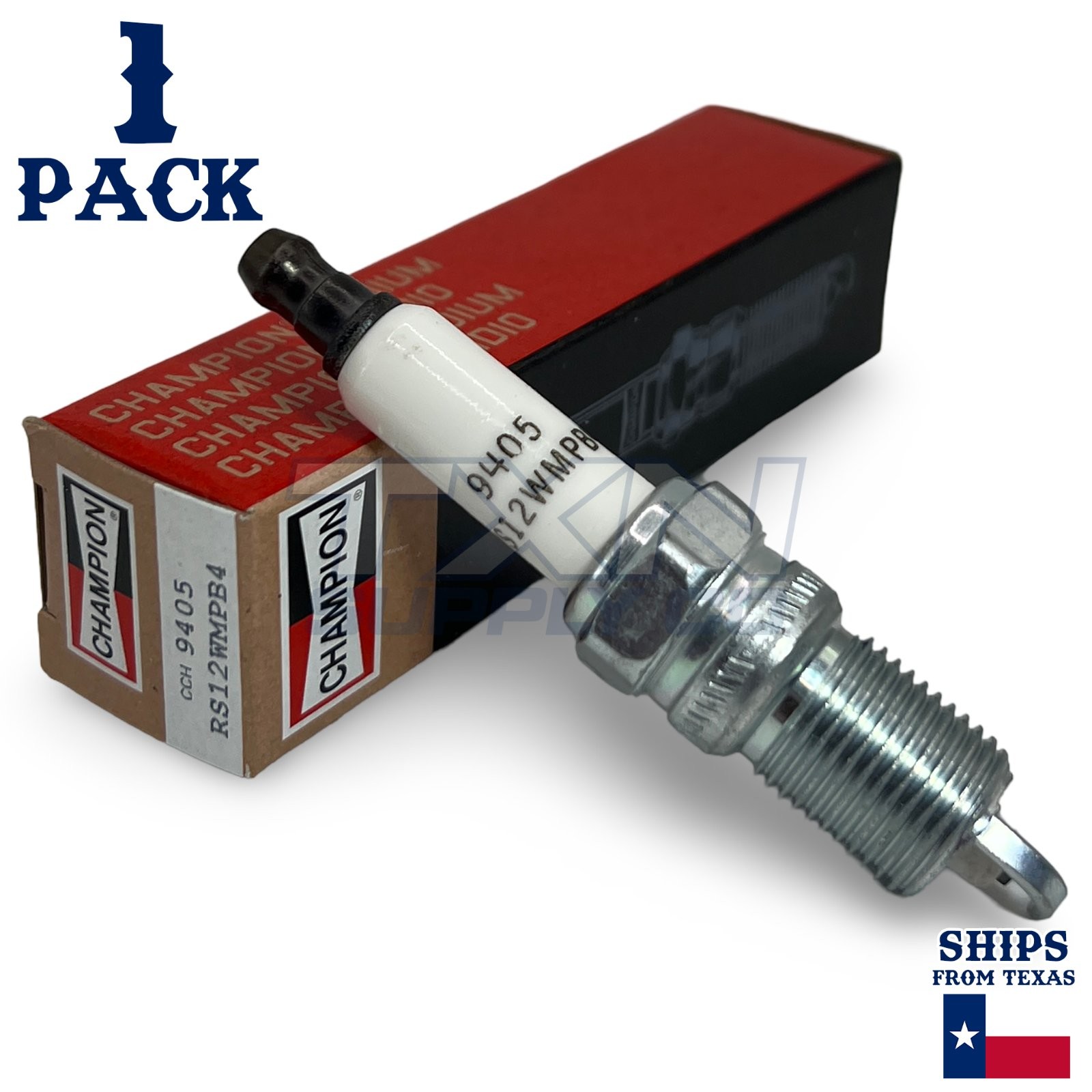 Champion 9405 Iridium Spark Plugs RS14WMPB4 - 1 Pack