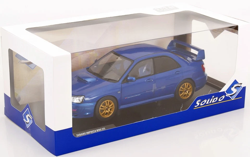 1:18 Solido Subaru Impreza WRX STI 2003 bluemetallic - Bild 3 von 4