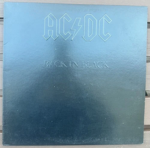 AC/DC Back In Black 1980 LP Vinyl SD-16018 Masterdisk RL Atlantic VG++/EXC