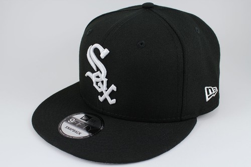 NEW Era 9 Fifty Di Base Snapback Cappello Berretto MLB Chicago White Sox  Team Nero Uomini Adulti | eBay