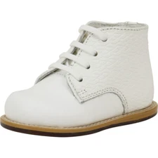 Josmo Infant/Toddler Kids Boy's-Girl's First Walker Oxfords White Print Woven