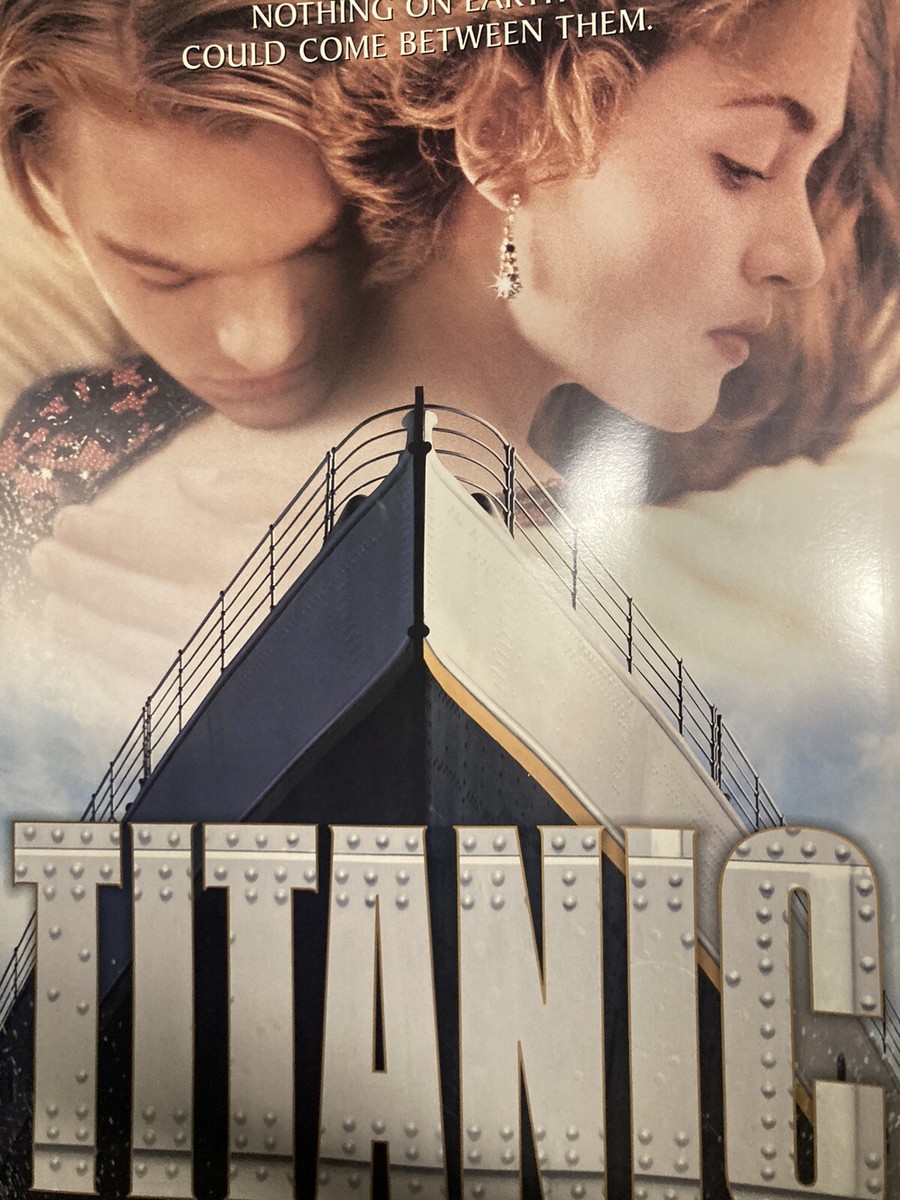 Vintage Titanic Original Movie Theater Poster Board 36x26 Leonardo