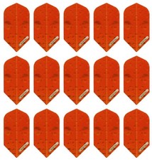 5 New Sets Elkadart Crystal Slim Dart Flights - Ships w/ Tracking - Red