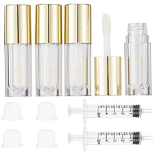 6ml Empty Lip Gloss Tubes Clear Mini Lip Gloss Tubes Lip Balm Tubes Container...