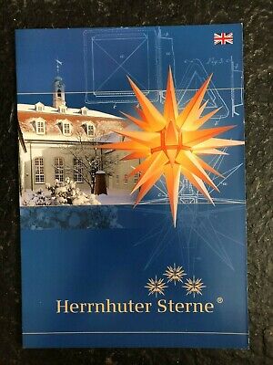 Herrnhuter Sterne Prospekt Brochure History Factory Magic Moments Englisch Ebay