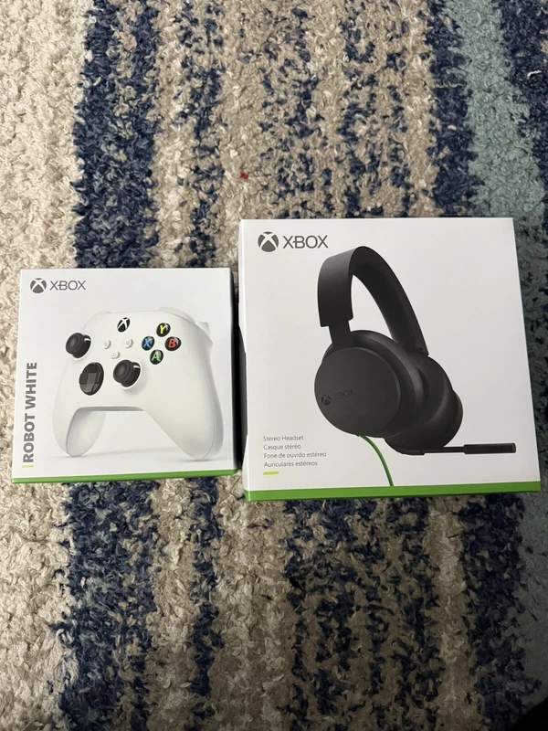 Xbox Series X controller and headset bundle