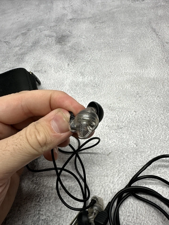 Auriculares/auriculares de monitoreo de DJ intrauditivos aislantes de sonido transparente Shure modelo?? 2 Foto 4 de 4