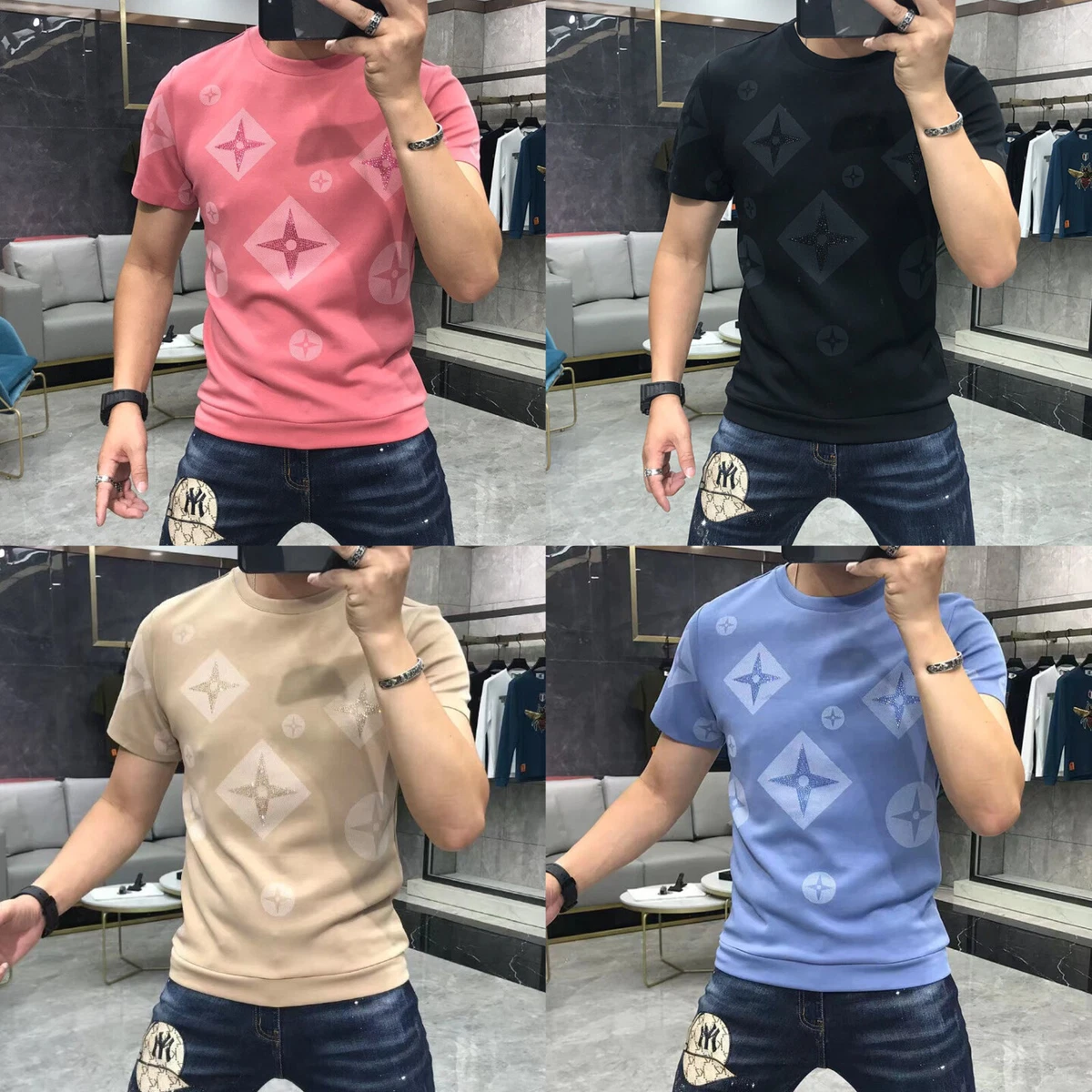 t shirt rhinestone