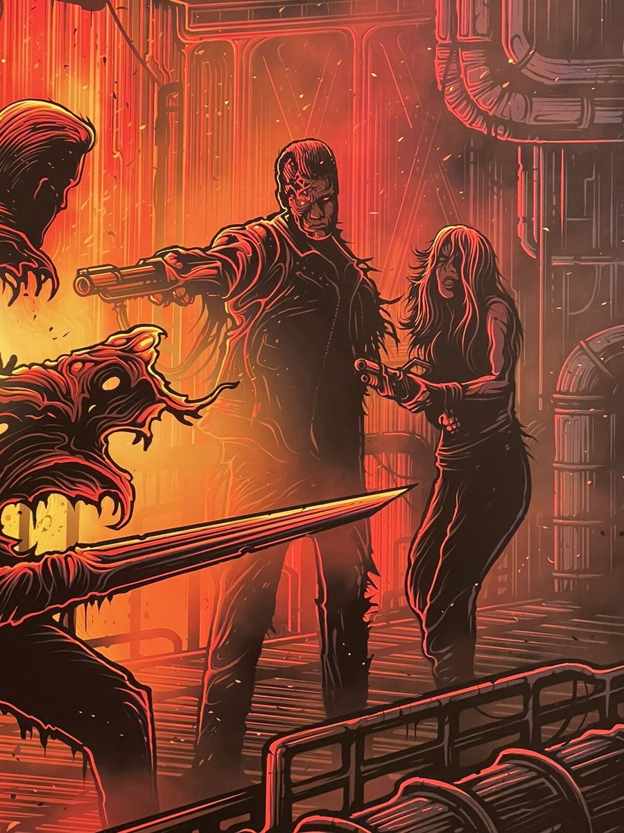 Terminator 2 Judgment Day T-1000 Movie Art Print Poster Mondo Dan