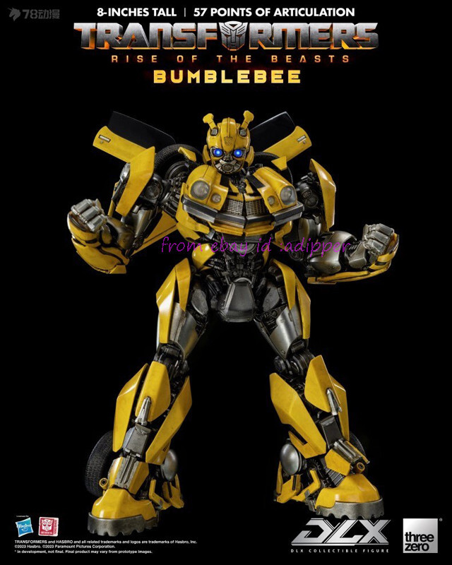 Perfect Threezero Move 7 Dlx Bumblebee Alloy Action Figure In