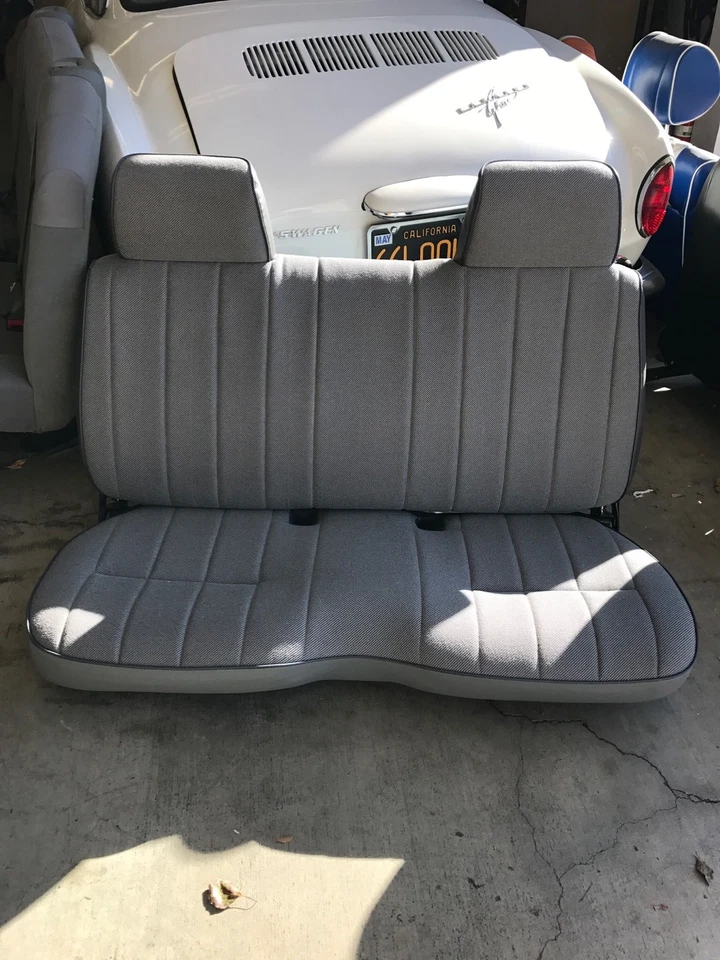 TOYOTA Pickup Bench Seat COVERS 1987-94  GREY Small Notch - Bild 2 von 4